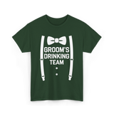 Groom's Drinking Team Party T-Shirt - Forest Green