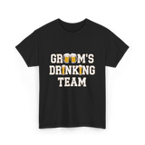 Groom's Drinking Team T-Shirt - Black