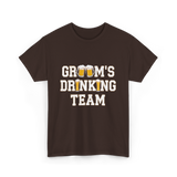 Groom's Drinking Team T-Shirt - Dark Chocolate