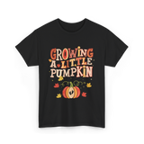 Growing A Little Pumpkin Fall T-Shirt - Black