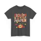 Growing A Little Pumpkin Fall T-Shirt - Dark Heather