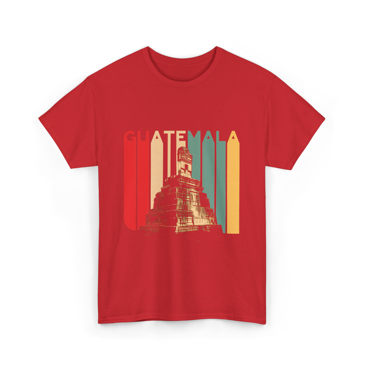Guatemala Landmark Vintage Guatemala T-Shirt - Red