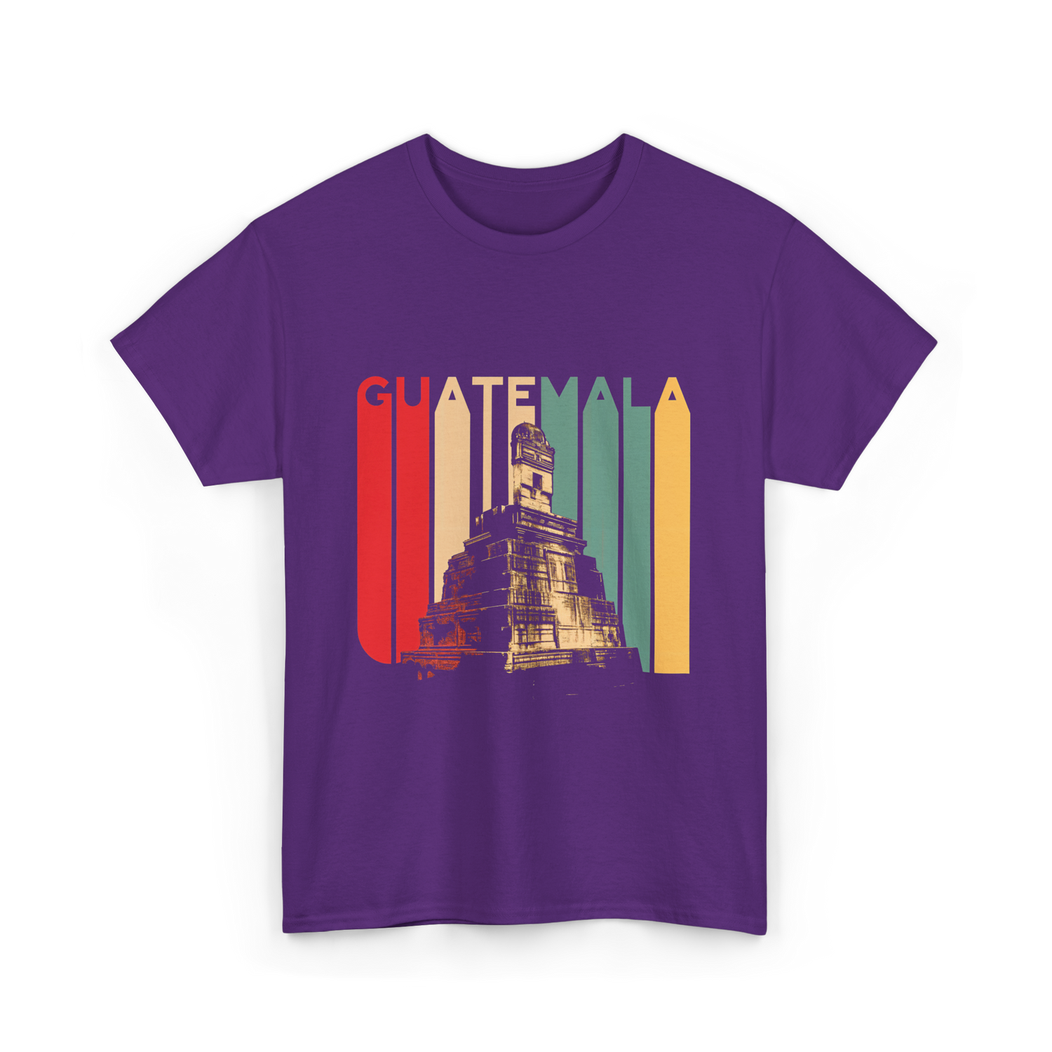 Guatemala Landmark Vintage Guatemala T-Shirt - Purple