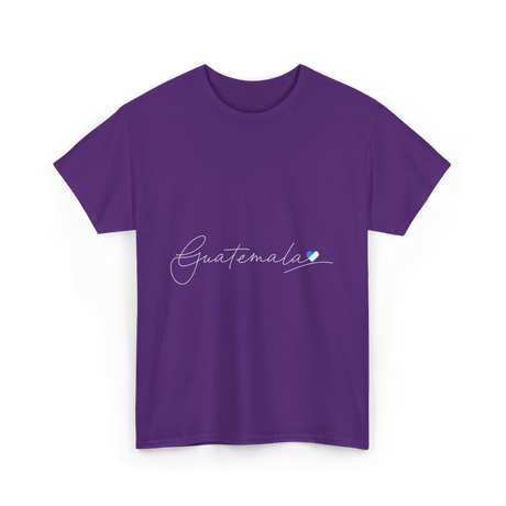 Guatemala Love Guatemala T-Shirt - Purple