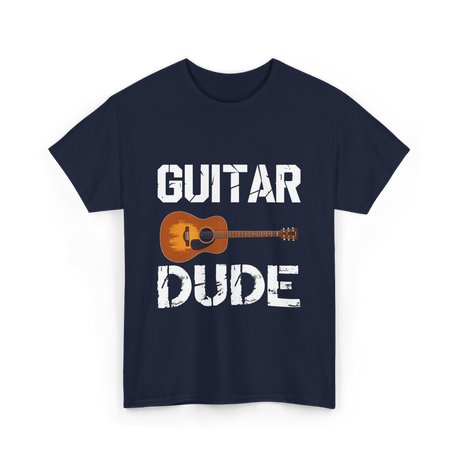 Guitar Dude Guitar Lover T-Shirt - Navy