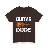 Guitar Dude Guitar Lover T-Shirt - Dark Chocolate