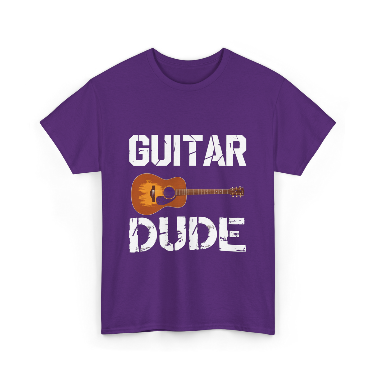 Guitar Dude Guitar Lover T-Shirt - Purple