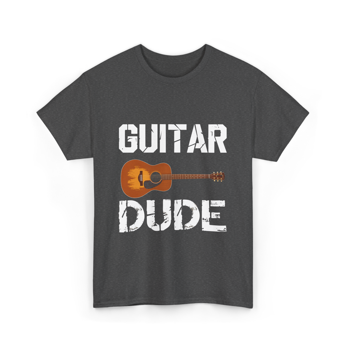 Guitar Dude Guitar Lover T-Shirt - Dark Heather