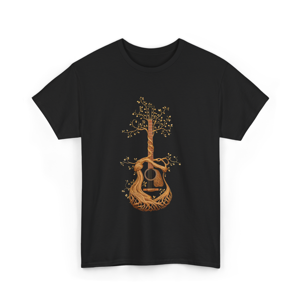 Guitar Musician T-Shirt - Black