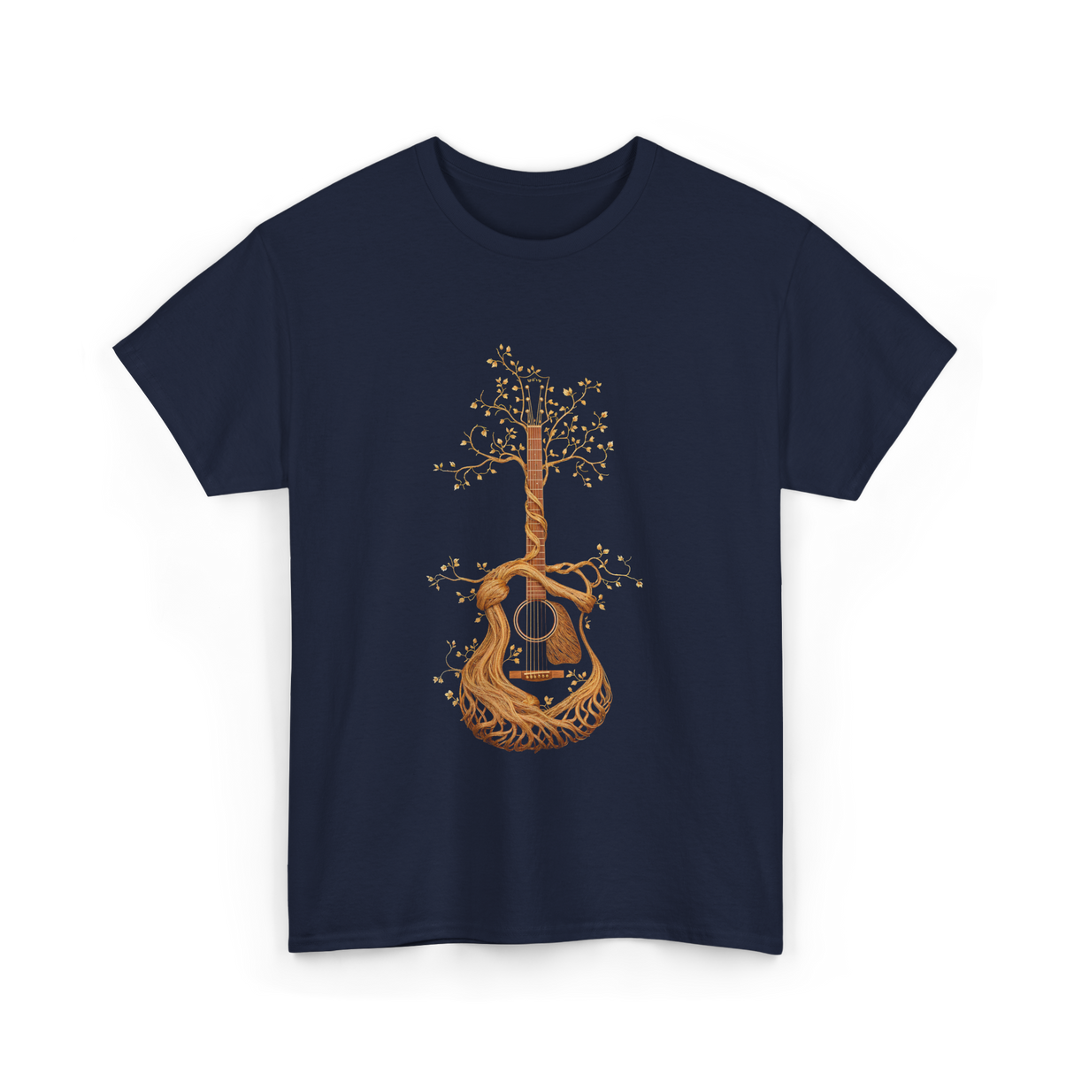 Guitar Musician T-Shirt - Navy