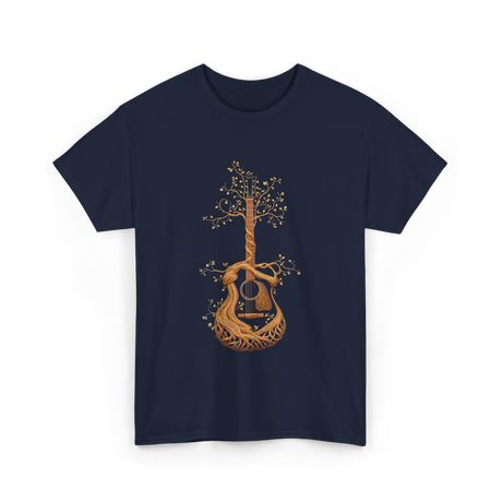 Guitar Musician T-Shirt - Navy