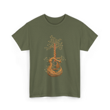 Guitar Musician T-Shirt - Military Green