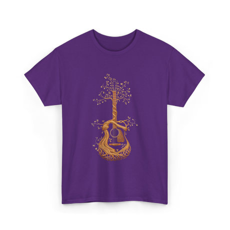 Guitar Musician T-Shirt - Purple