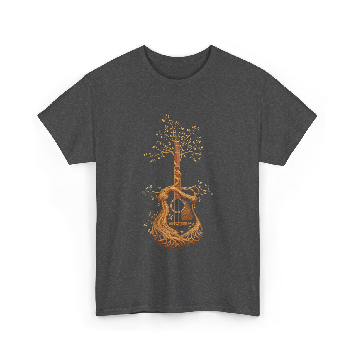 Guitar Musician T-Shirt - Dark Heather