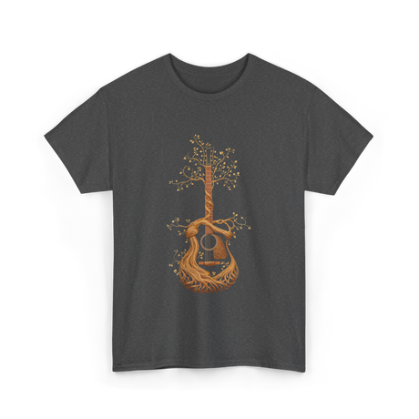 Guitar Musician T-Shirt - Dark Heather