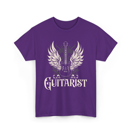 Guitarist Guitar Musician T-Shirt - Purple