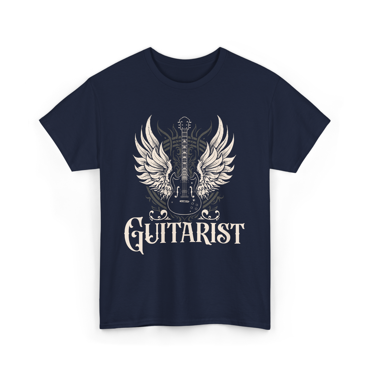 Guitarist Guitar Musician T-Shirt - Navy