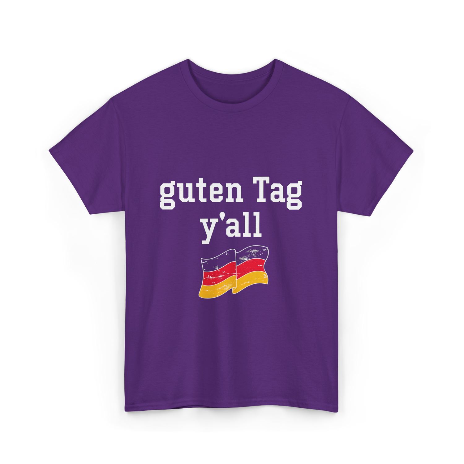 guten Tag y'all German T-Shirt - Purple
