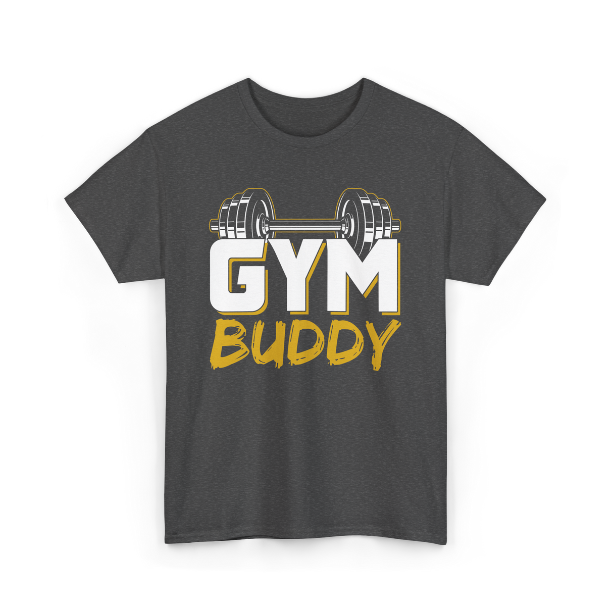 Gym Buddy Fitness Workout T-Shirt - Dark Heather