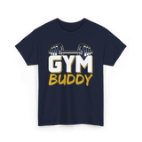 Gym Buddy Fitness Workout T-Shirt - Navy