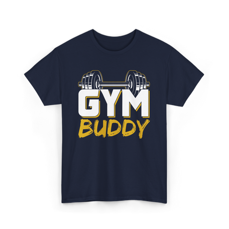 Gym Buddy Fitness Workout T-Shirt - Navy