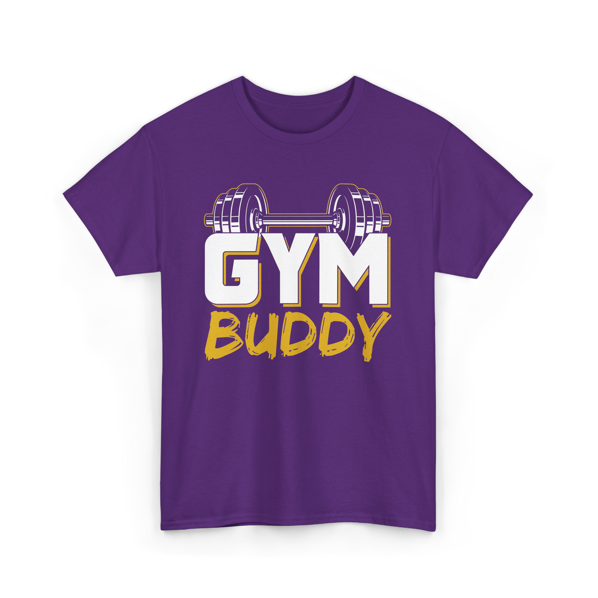 Gym Buddy Fitness Workout T-Shirt - Purple