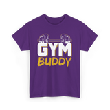 Gym Buddy Fitness Workout T-Shirt - Purple