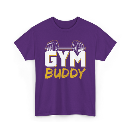 Gym Buddy Fitness Workout T-Shirt - Purple