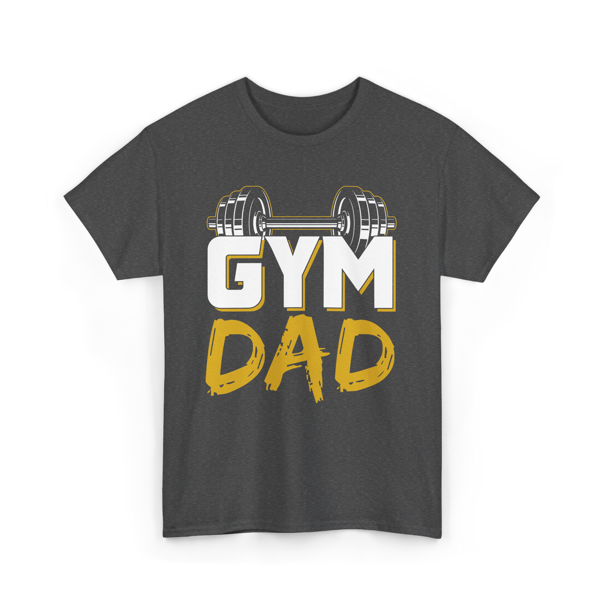 Gym Dad Fitness Training Workout T-Shirt - Dark Heather