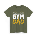 Gym Dad Fitness Training Workout T-Shirt - Military Green