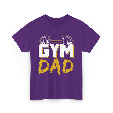 Gym Dad Fitness Training Workout T-Shirt - Purple