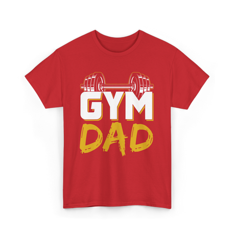 Gym Dad Fitness Training Workout T-Shirt - Red