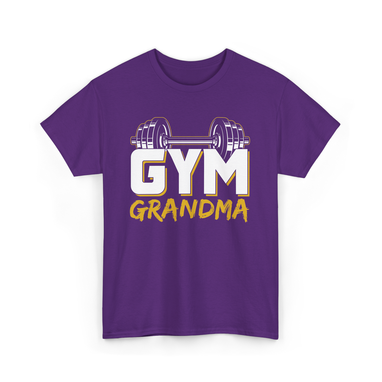 Gym Grandma Fitness Workout T-Shirt - Purple