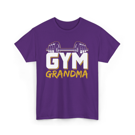 Gym Grandma Fitness Workout T-Shirt - Purple