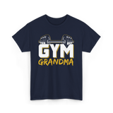 Gym Grandma Fitness Workout T-Shirt - Navy