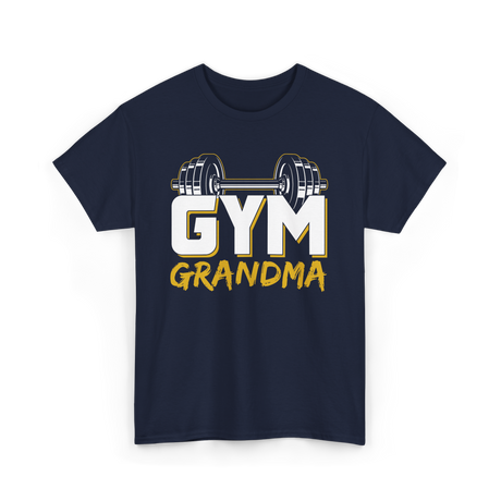 Gym Grandma Fitness Workout T-Shirt - Navy