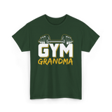 Gym Grandma Fitness Workout T-Shirt - Forest Green