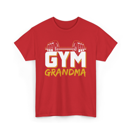 Gym Grandma Fitness Workout T-Shirt - Red