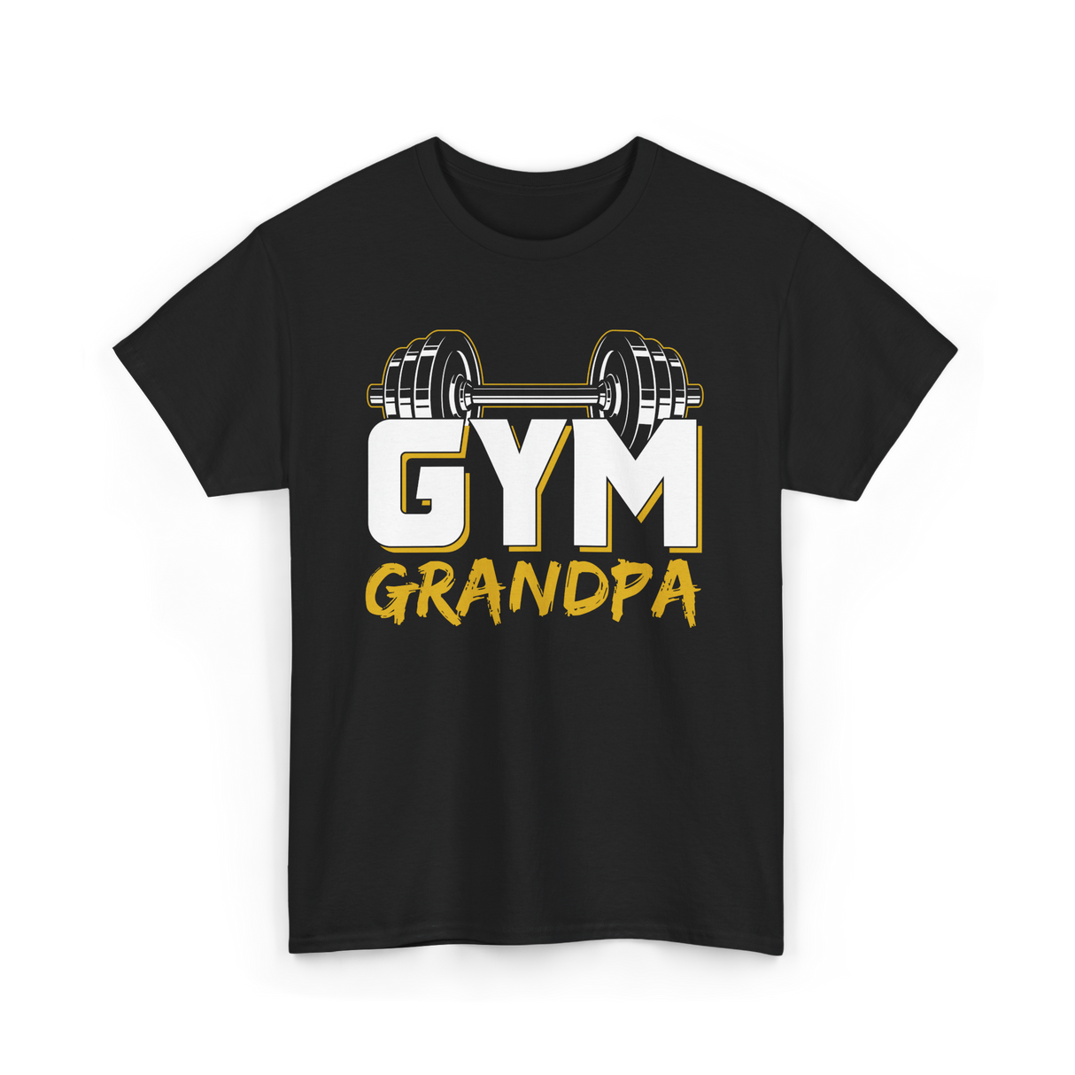 Gym Grandpa Fitness Trainer T-Shirt - Black