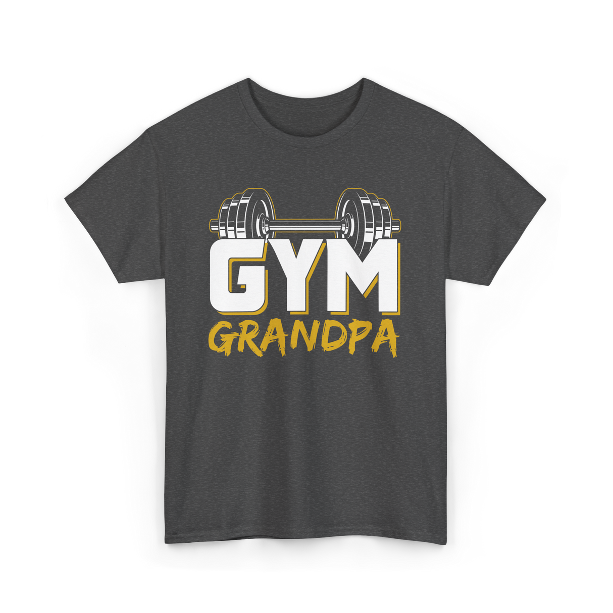 Gym Grandpa Fitness Trainer T-Shirt - Dark Heather