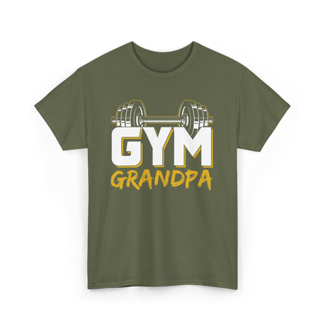 Gym Grandpa Fitness Trainer T-Shirt - Military Green