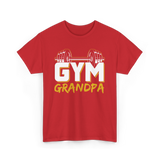 Gym Grandpa Fitness Trainer T-Shirt - Red