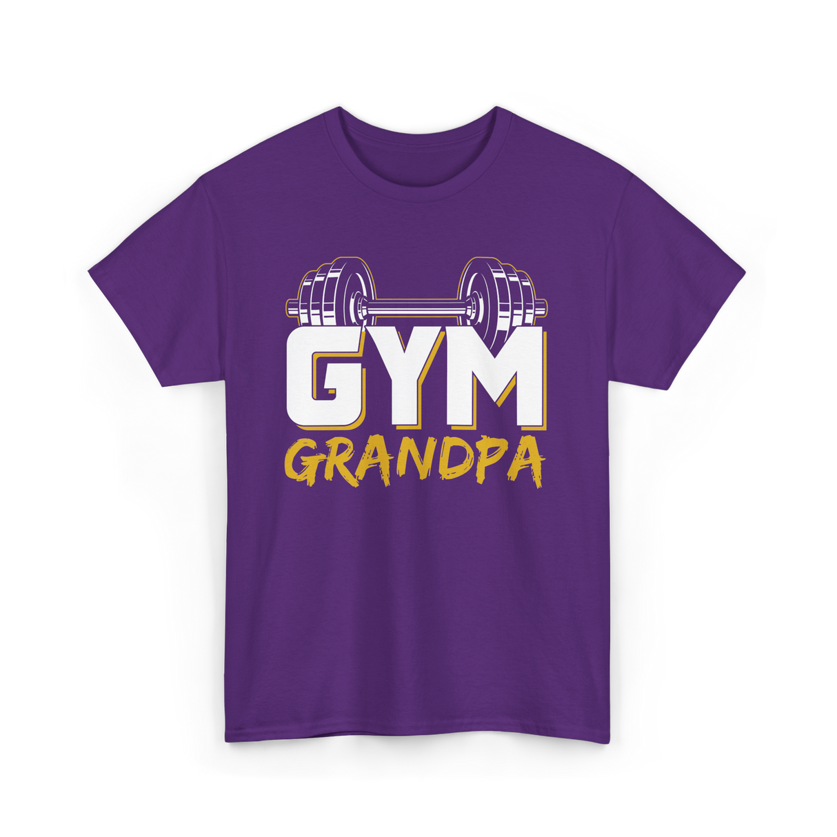 Gym Grandpa Fitness Trainer T-Shirt - Purple