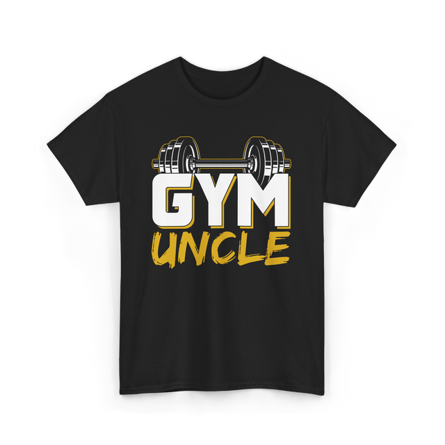 Gym Uncle Weightlifting Fitness T-Shirt - Black