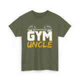 Gym Uncle Weightlifting Fitness T-Shirt - Military Green