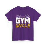 Gym Uncle Weightlifting Fitness T-Shirt - Purple