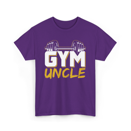 Gym Uncle Weightlifting Fitness T-Shirt - Purple