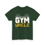 Gym Uncle Weightlifting Fitness T-Shirt - Forest Green