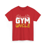 Gym Uncle Weightlifting Fitness T-Shirt - Red