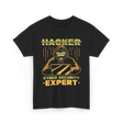 Hacker Cyber Security Expert T-Shirt - Black